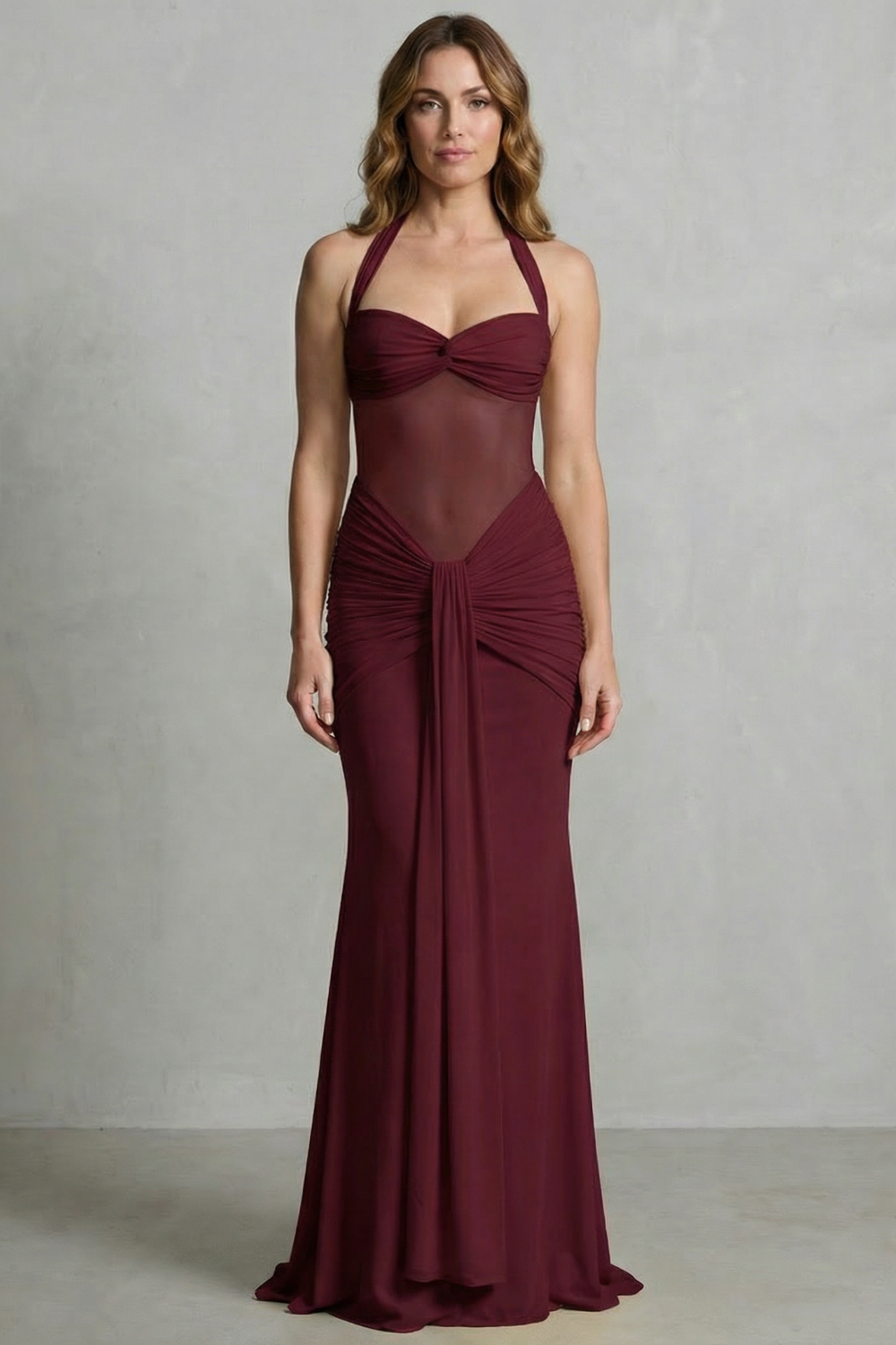 Ginalisse – Elegancja drapowanej rzeźby – Sukienka maxi