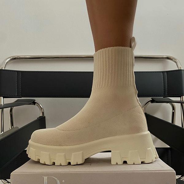 Kailani | Wygodne botki damskie skórzane casual na co dzień Chicveo