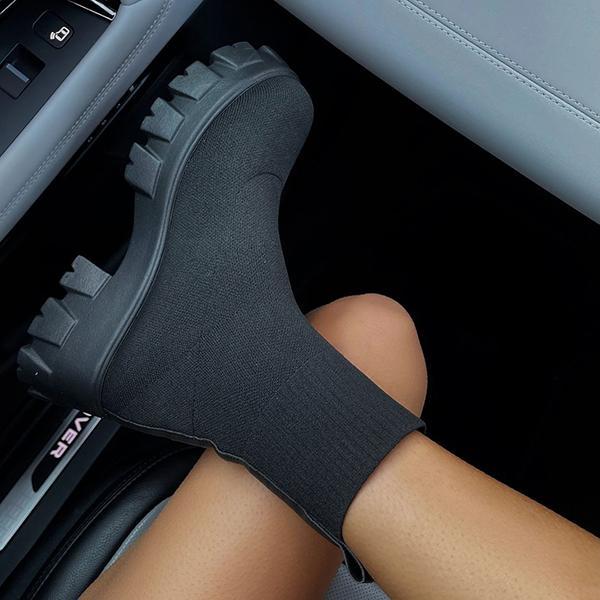 Kailani | Wygodne botki damskie skórzane casual na co dzień Chicveo