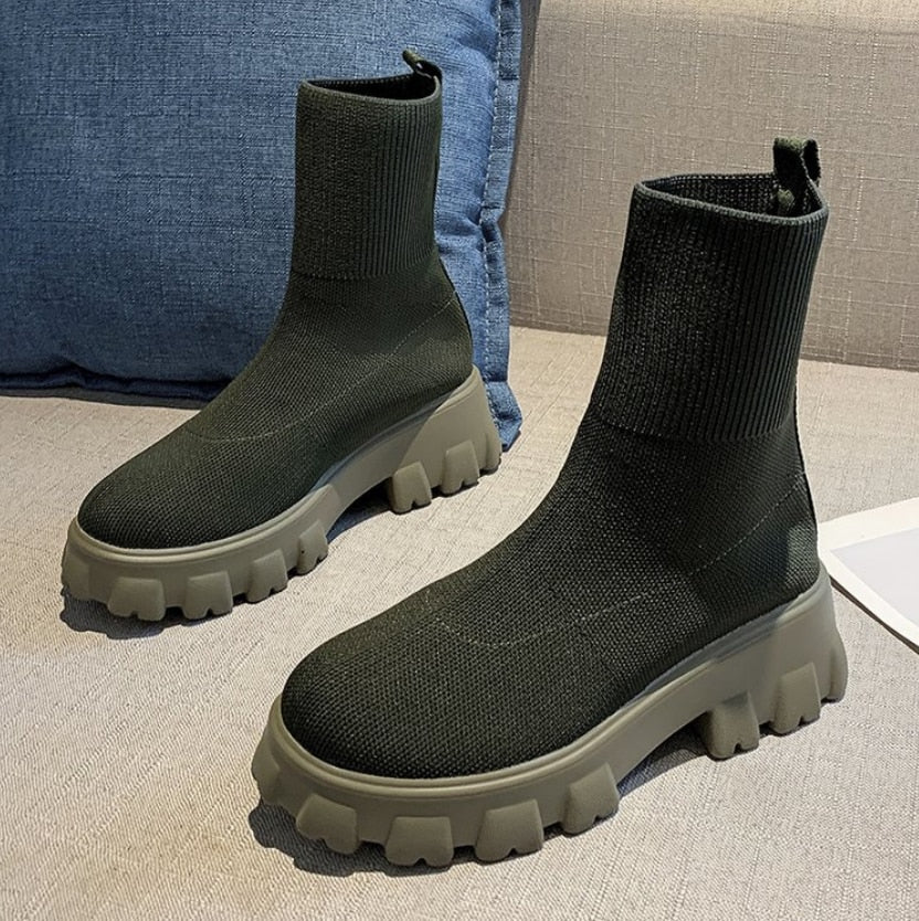 Kailani | Wygodne botki damskie skórzane casual na co dzień Chicveo