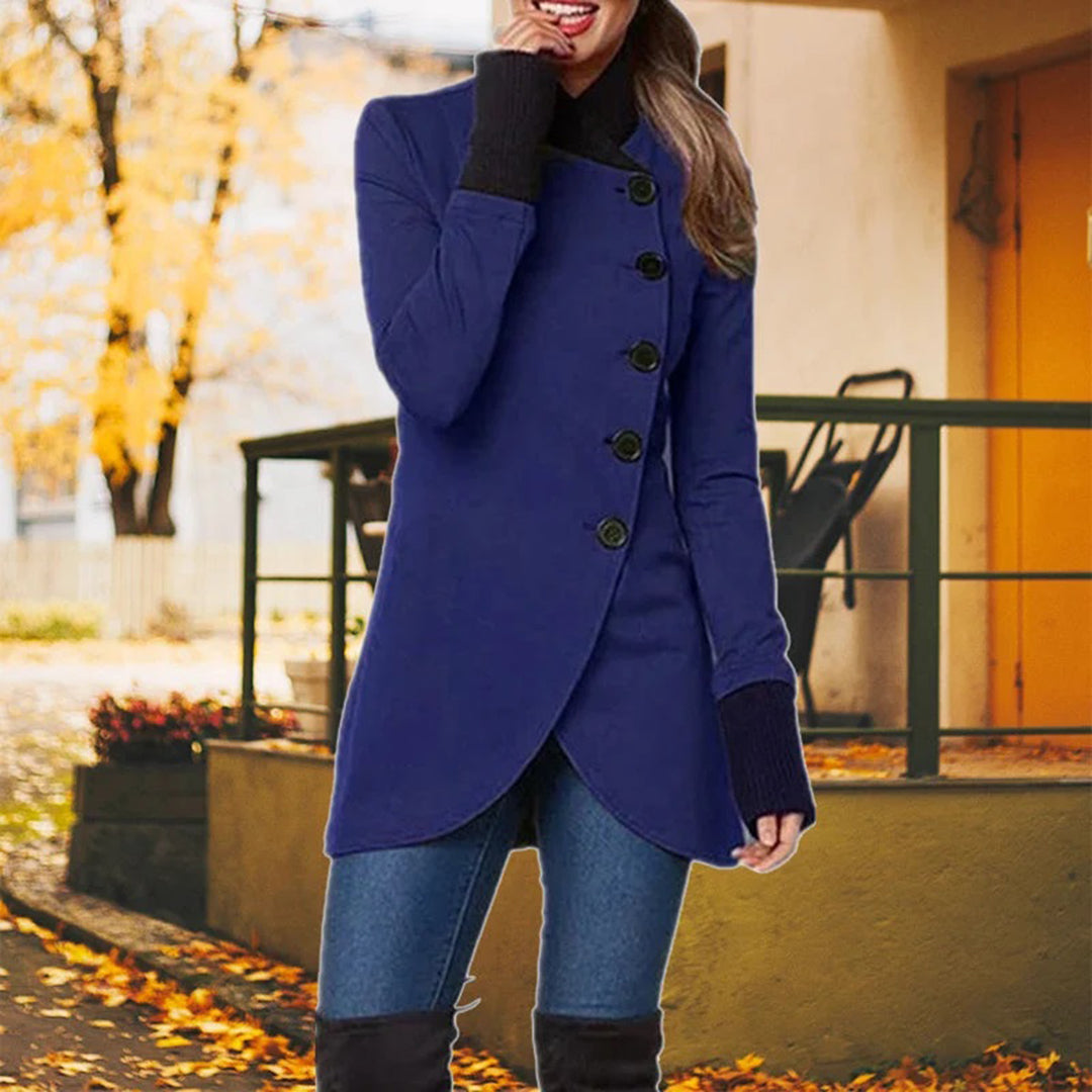 Keira | kurtka zimowa damska szykowna modna elegancka czarna stylowa na zimę Chicveo