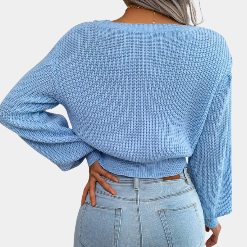 Leokadia | Przytulny Dzianinowy Sweter Damski – Komfort i Styl