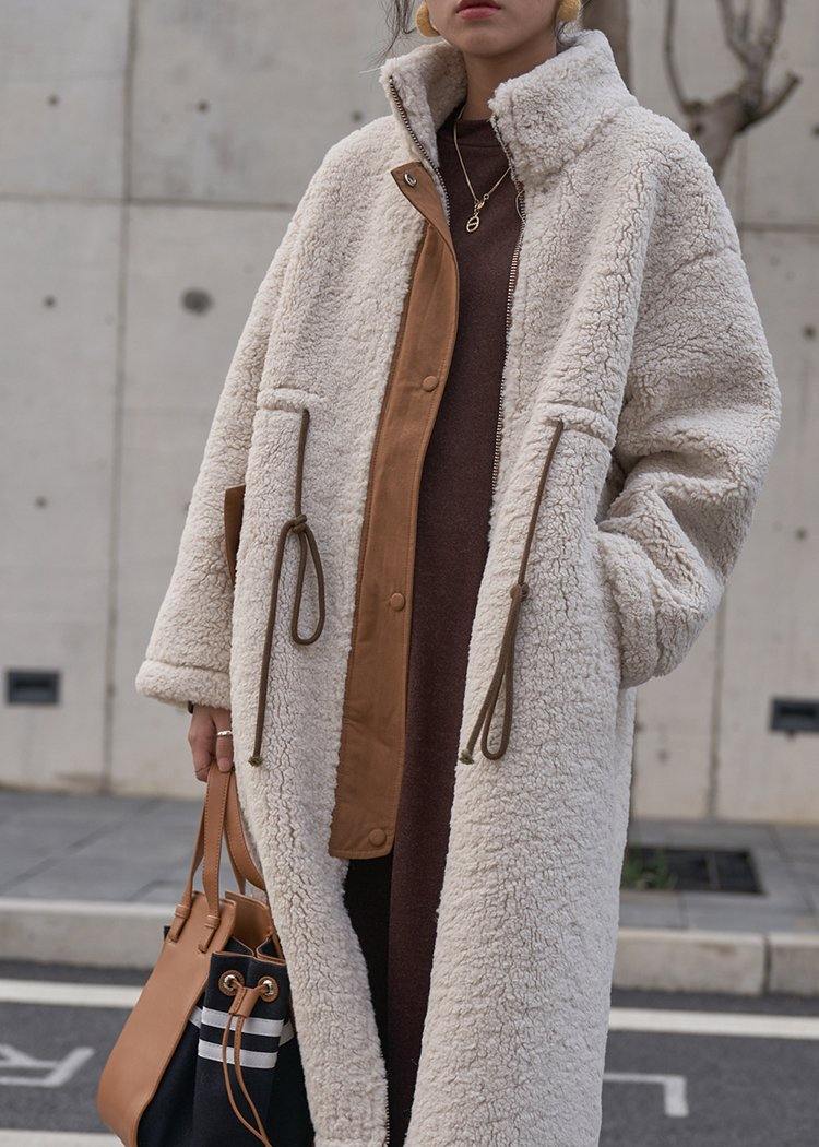 Liora | Długa Damska Kurtka Teddy Oversize