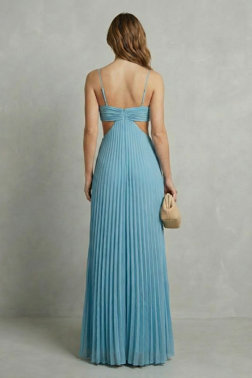 Luellara – Elegancja z dekoltem halter – Sukienka maxi