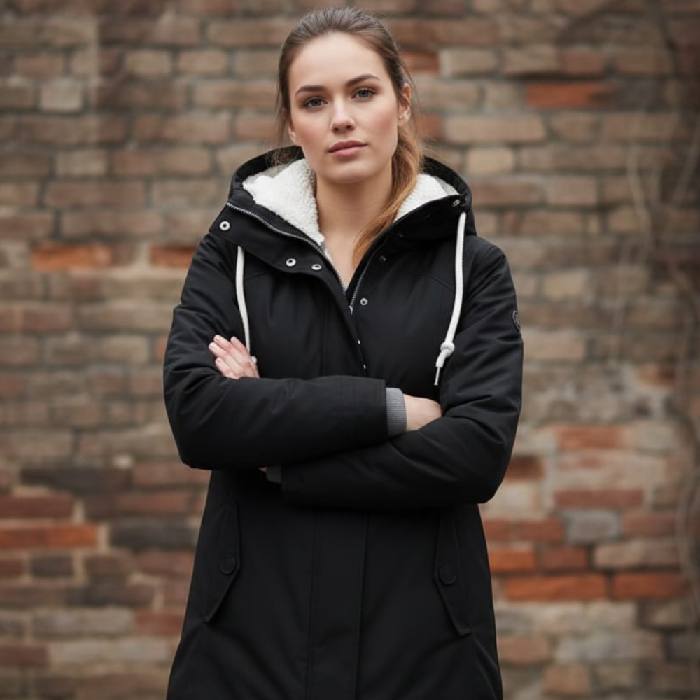 Luna | Ciepła Zimowa Kurtka z Kapturem