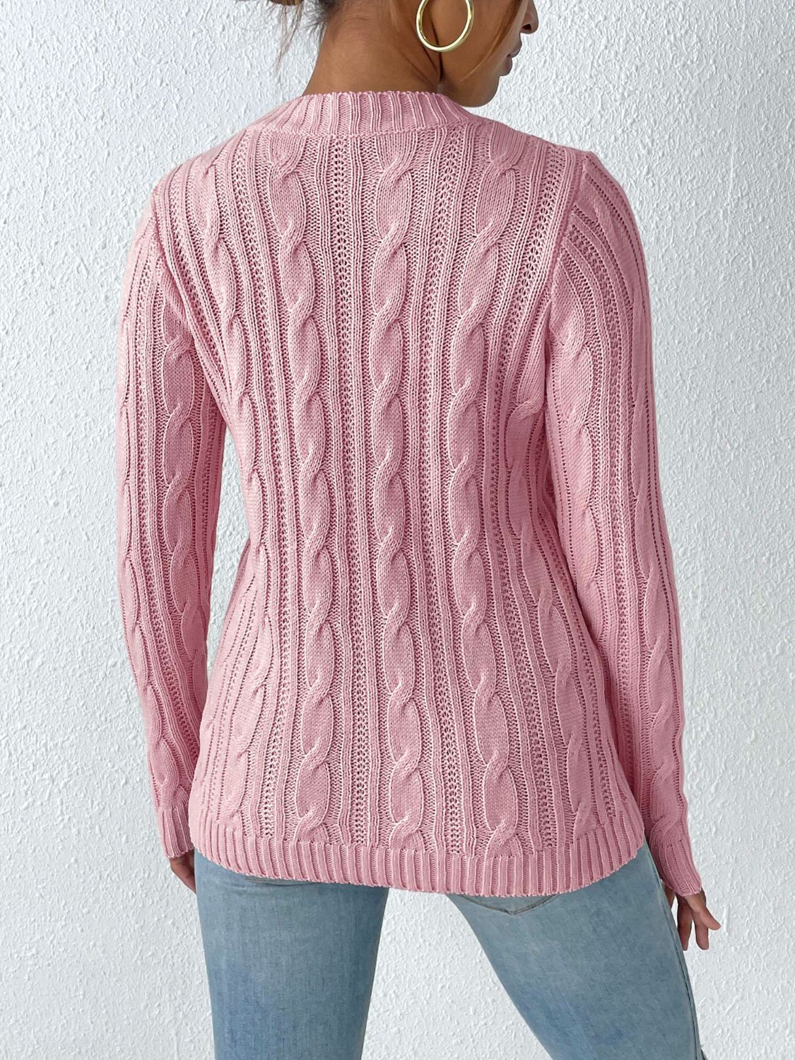 Modesta | Stylowy Sweter Damski z Grubym Splotem na Jesień/Zimę