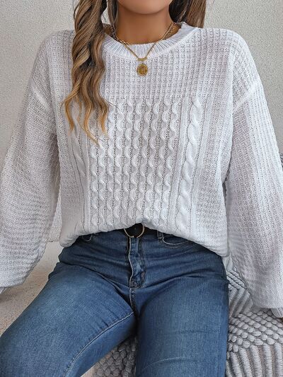 Modesta | Stylowy Sweter Damski z Grubym Splotem na Jesień/Zimę