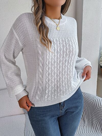 Modesta | Stylowy Sweter Damski z Grubym Splotem na Jesień/Zimę