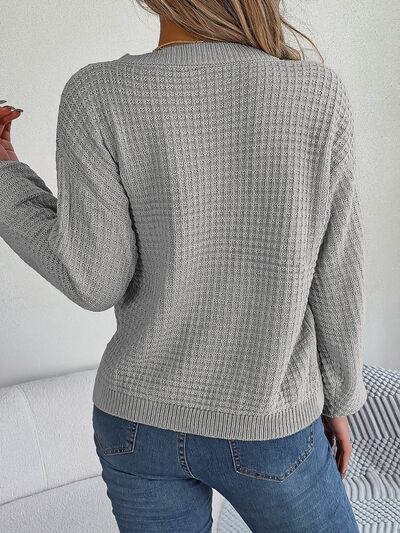 Modesta | Stylowy Sweter Damski z Grubym Splotem na Jesień/Zimę