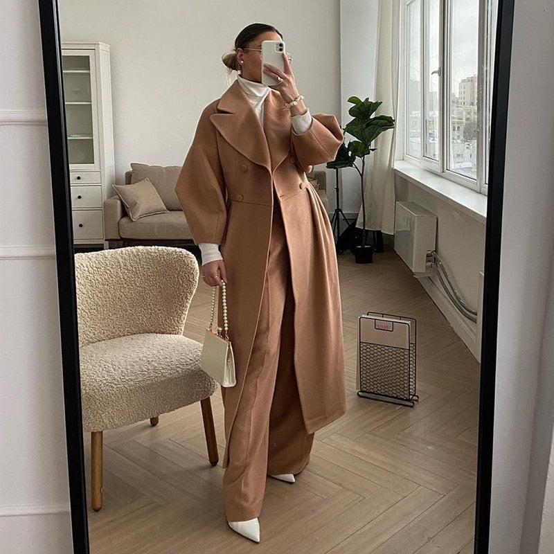 Natalie | Płaszcz w stylu vintage z guzikami