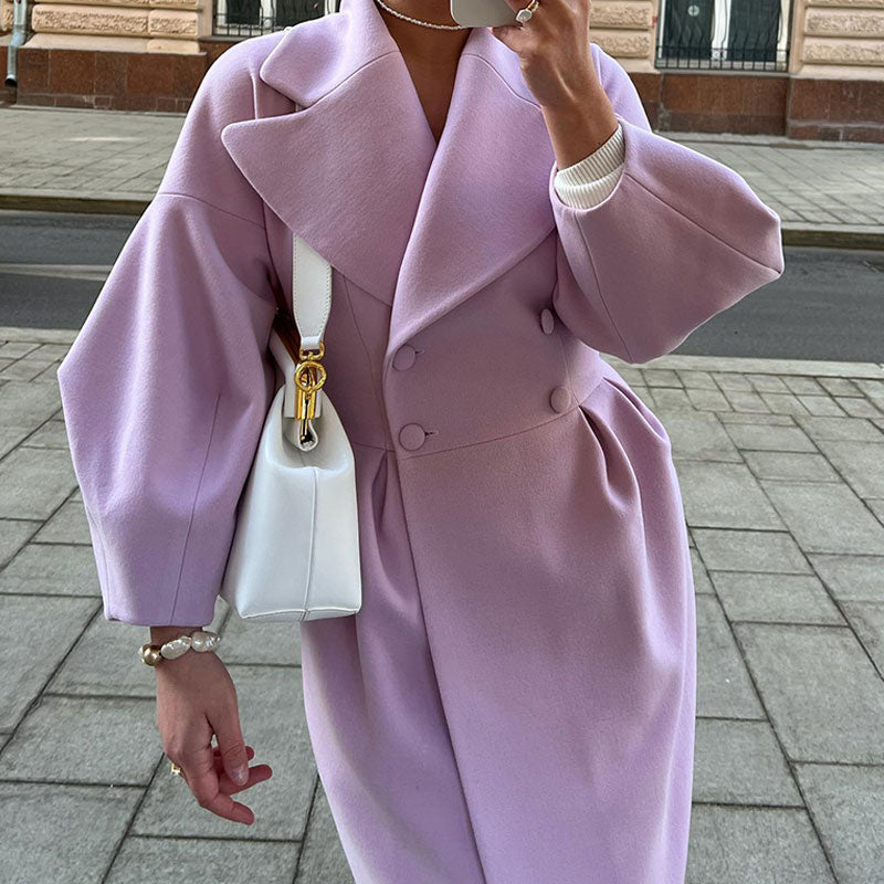 Natalie | Płaszcz w stylu vintage z guzikami