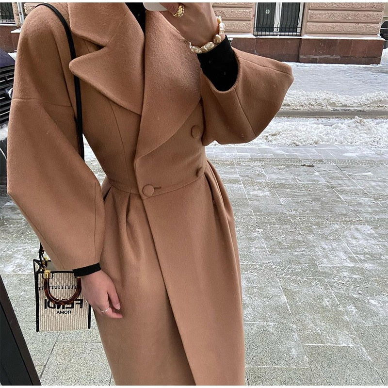 Natalie | Płaszcz w stylu vintage z guzikami