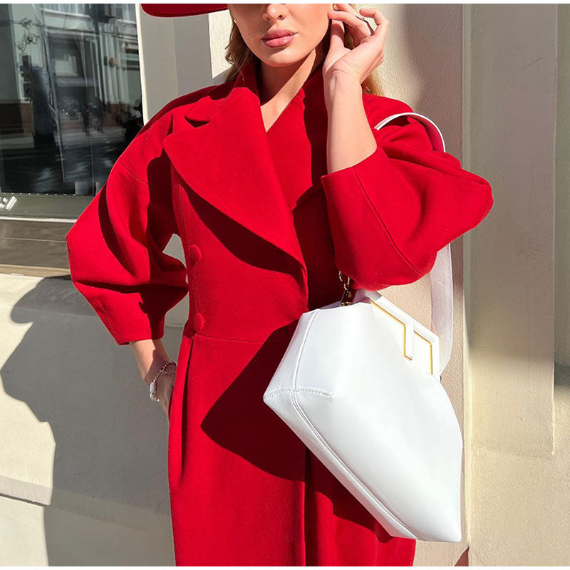 Natalie | Płaszcz w stylu vintage z guzikami