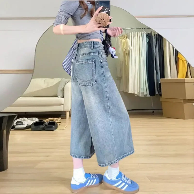 Olivia | Damskie Jeansy Baggy z Wysokim Stanem