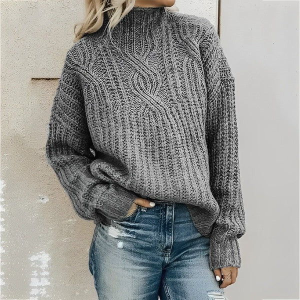 Olivia | Przytulny Damski Sweter z Golfem
