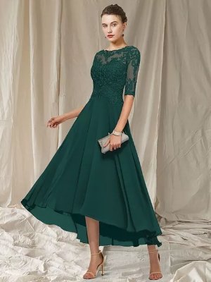 Oliwia | Elegancka Suknia Koronkowa na Wyjątkowe Okazje