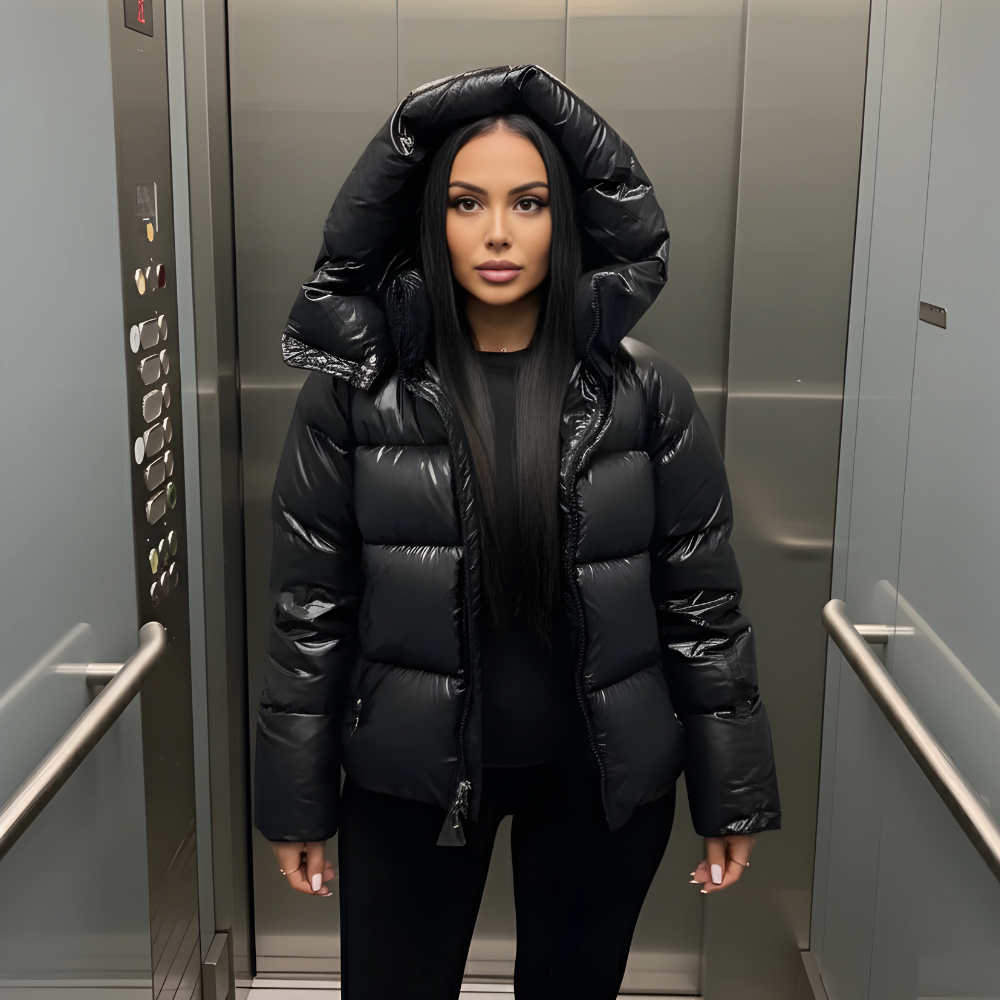 Riley | Kurtka Damska z Kapturem – Zimowy Ciepły Design