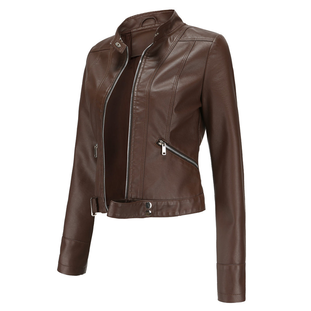 Roksana | Elegancka Skórzana Kurtka Damska Premium Marlene