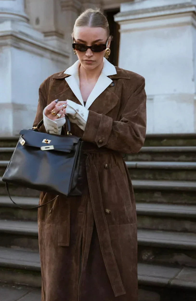Emilia Zamszowy Trencz Klasy Premium