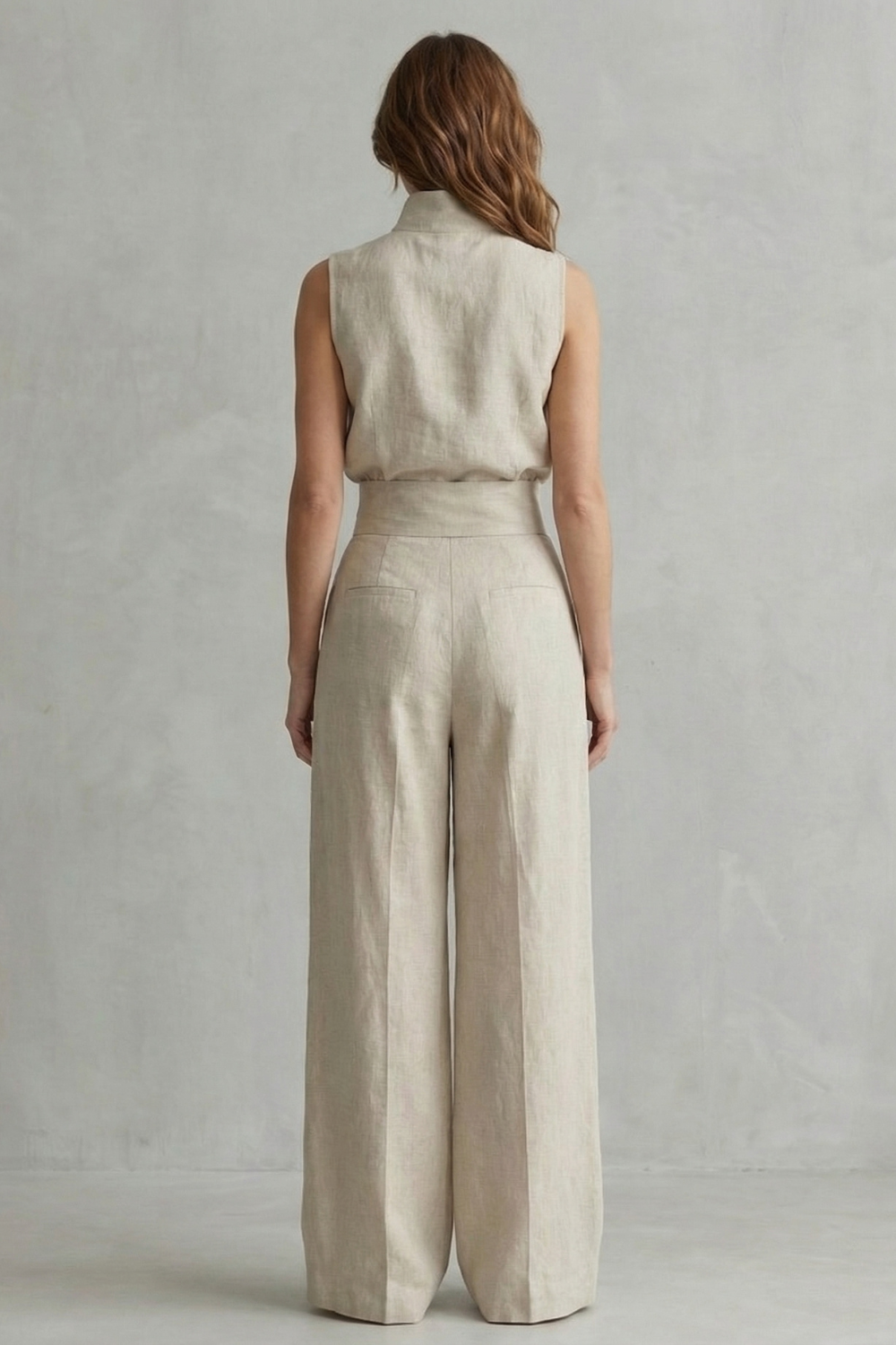 Serelisse – Minimalistyczna elegancja – Zestaw spodni o szerokich nogawkach
