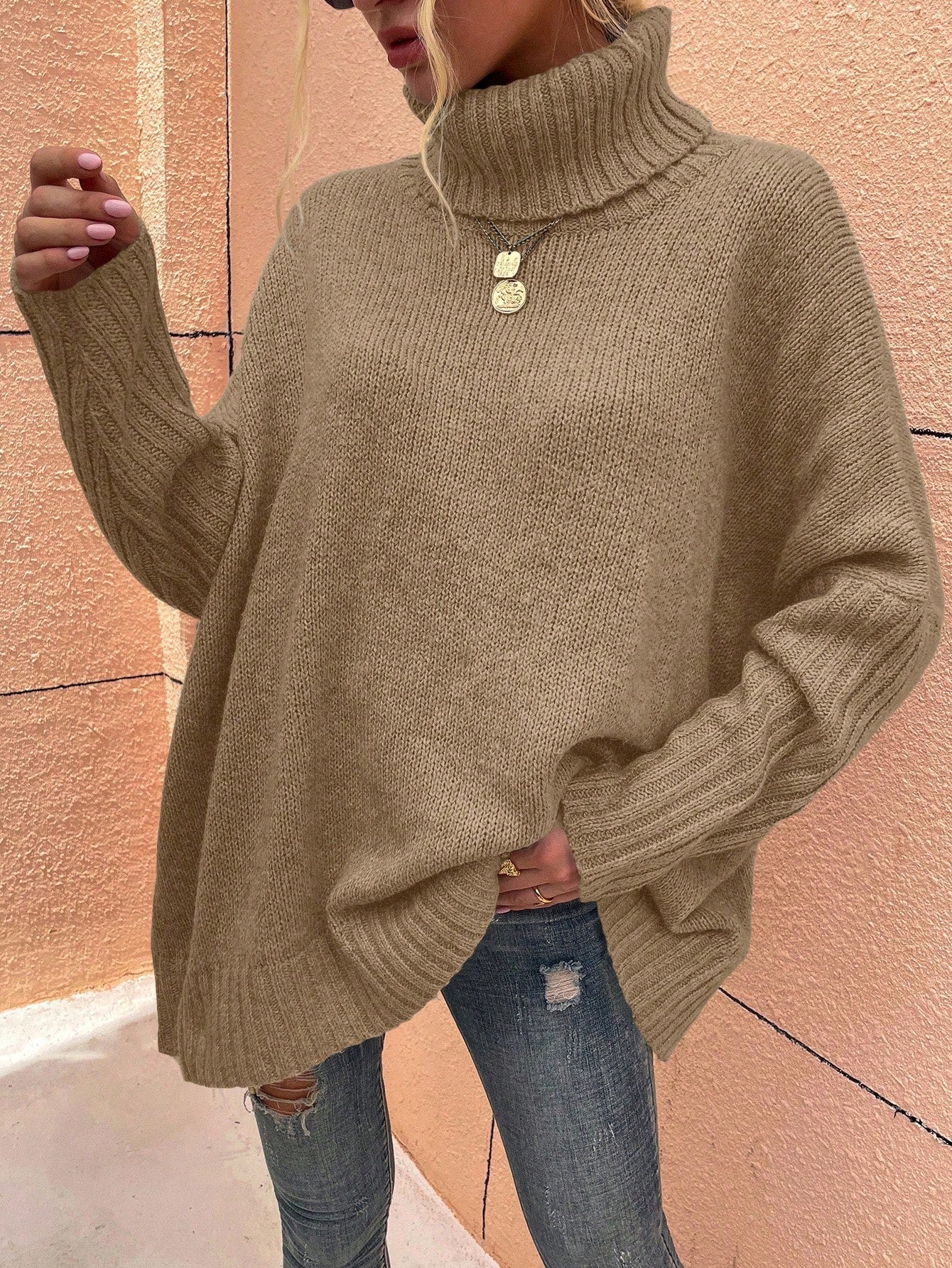 Sewera | Sweter z Obniżoną Linią Ramion Damski
