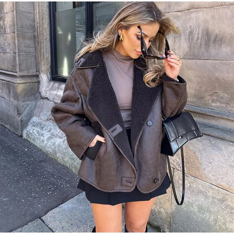 Sierra | Damska Zimowa Kurtka Oversize