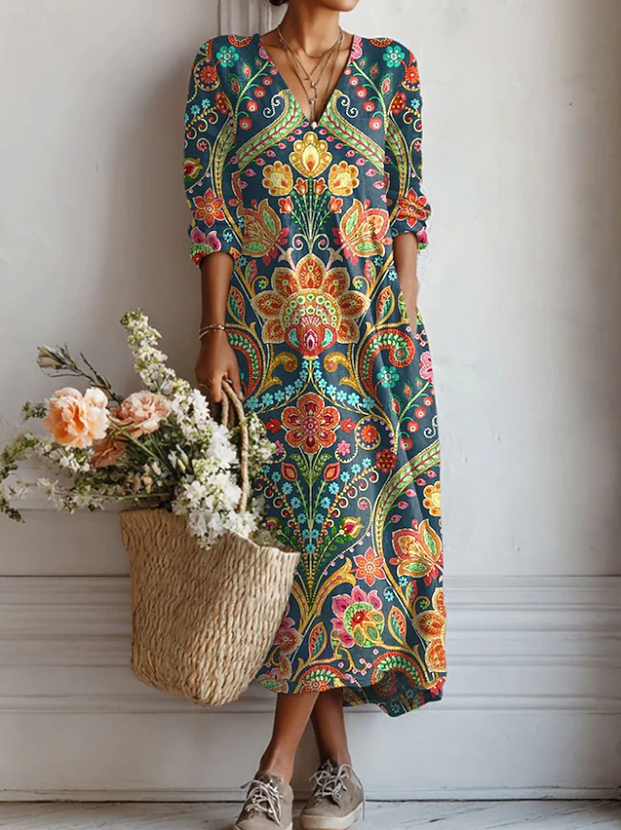 Długi Sukienka Boho
