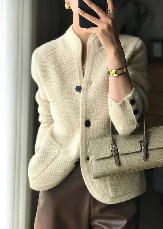 Sophie | Damski Kardigan Fleece z Pluszu na Zamek