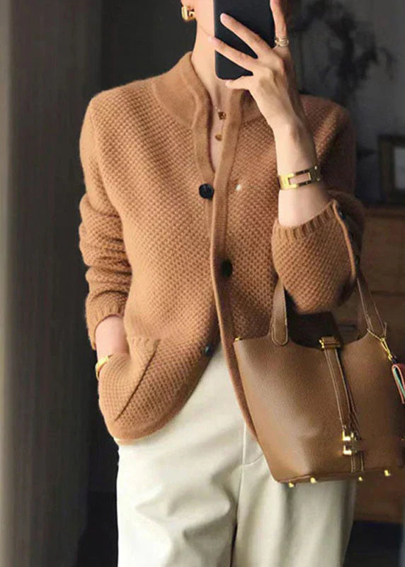 Sophie | Damski Kardigan Fleece z Pluszu na Zamek