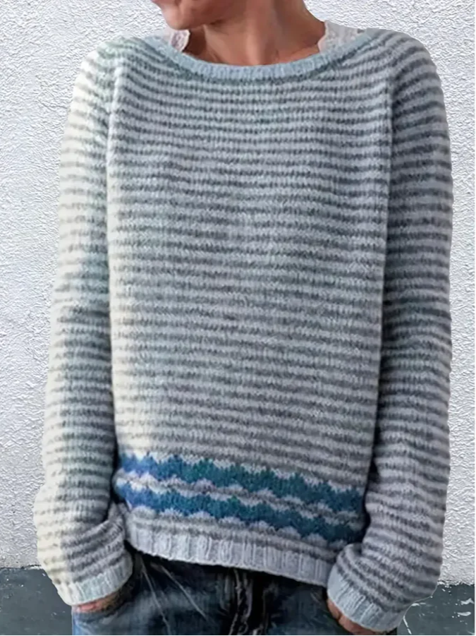 Sophie | Damski Sweter w Paski