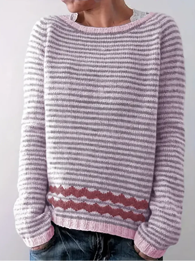 Sophie | Damski Sweter w Paski