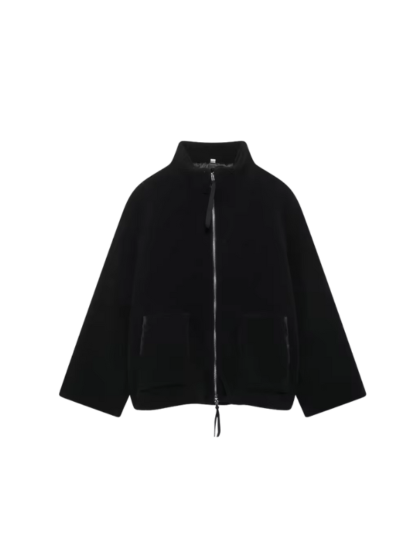 Tessa | Damska Fleece Kurtka z Zamkiem