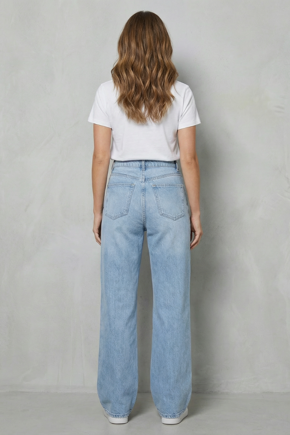 Valerique – Vintage flare silhouette – Przetarte dżinsy