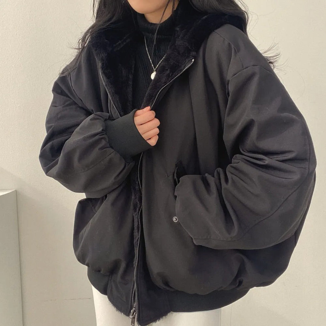 Yana | Damska Oversize Bomberka Zimowa