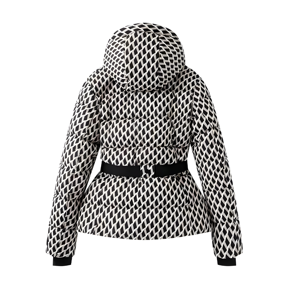 Zara | Elegancka Wiatroszczelna Kurtka Zimowa z Wysokim Stanem i Wyściółką