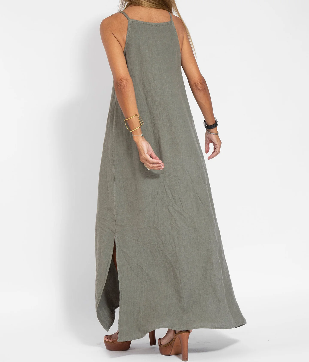 Zosia | Elegancka Letnia Sukienka Maxi na Ramiączkach