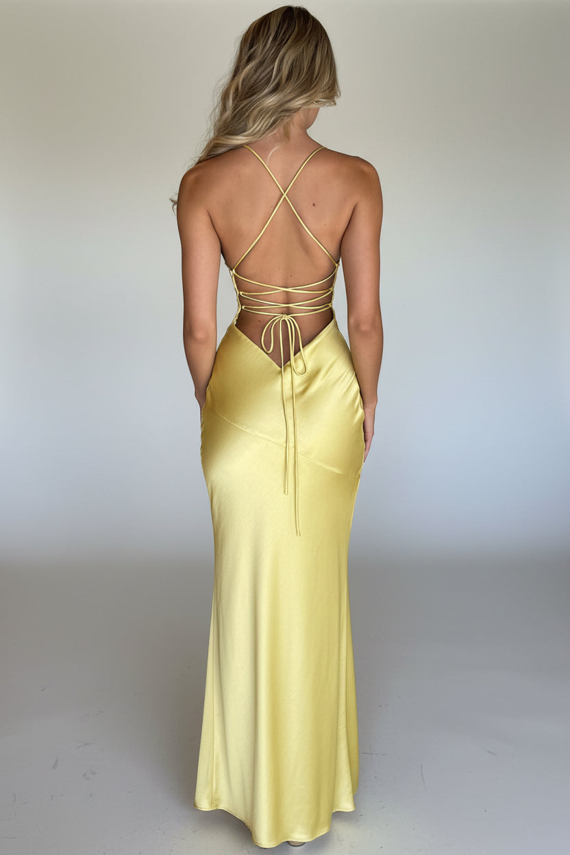 Sukienka Livia Satin Maxi