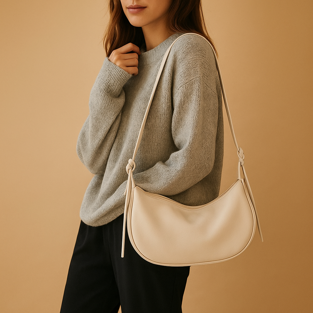 Milou | Minimalistyczna torebka crossbody z miękkiej skóry PU