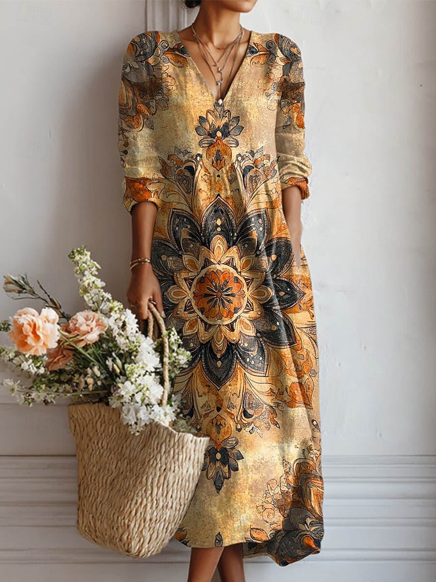 Długi Sukienka Boho