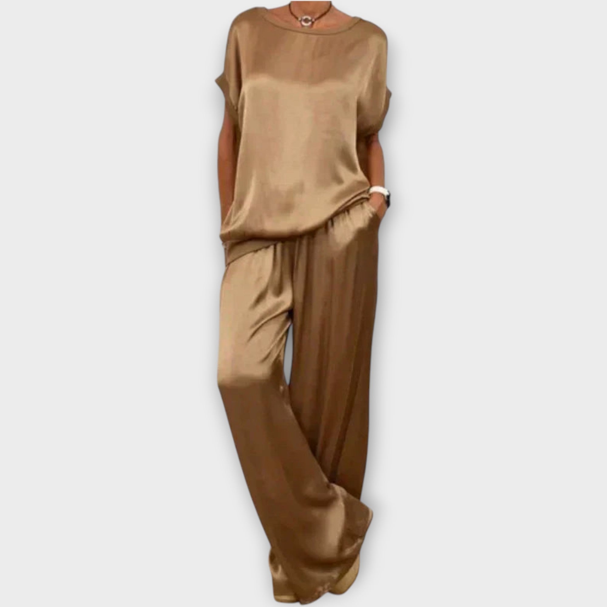 Zestaw Dwu Częściowy z Satyny Luxe