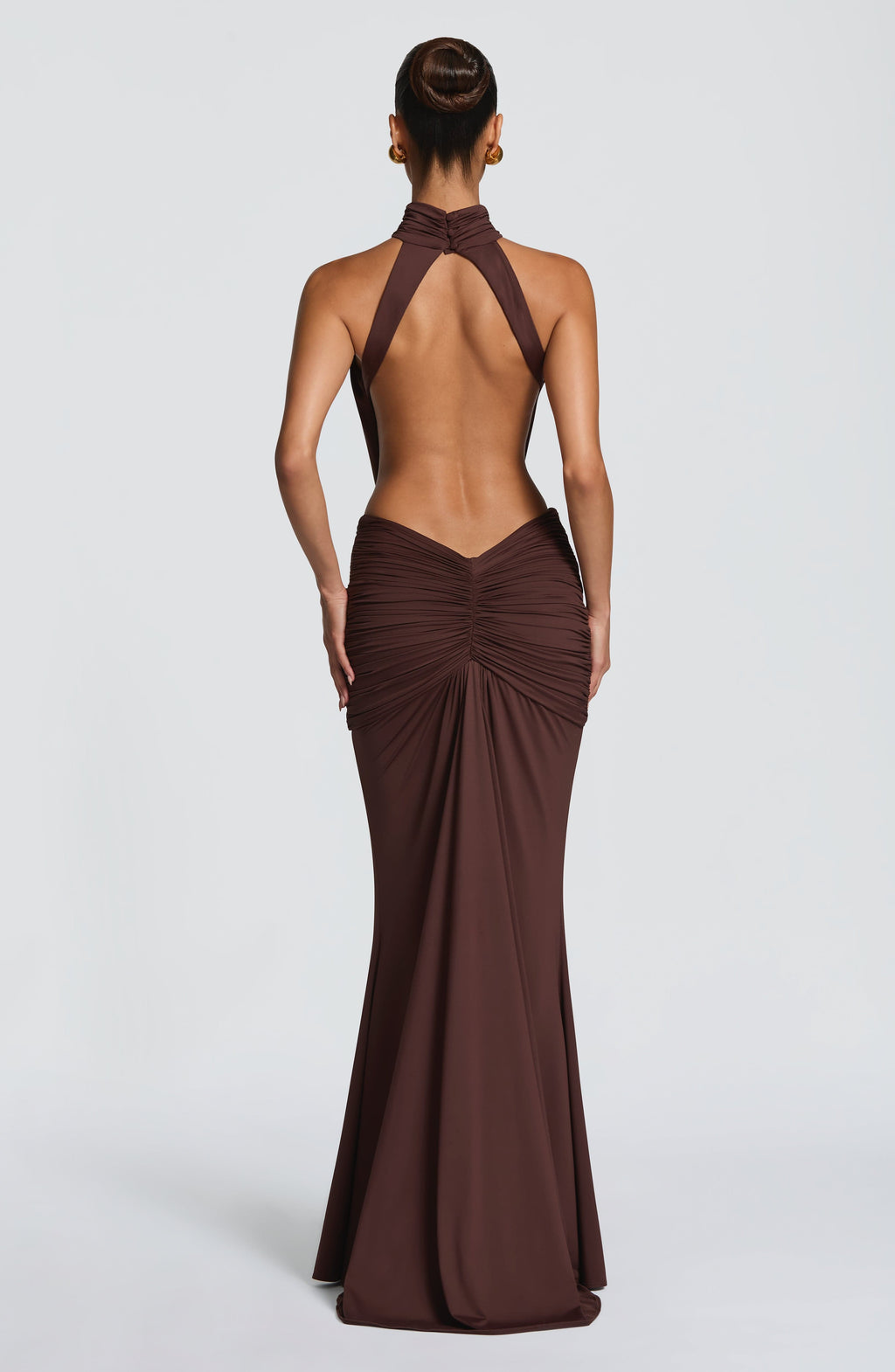 Sukienka Teodora Plum Maxi