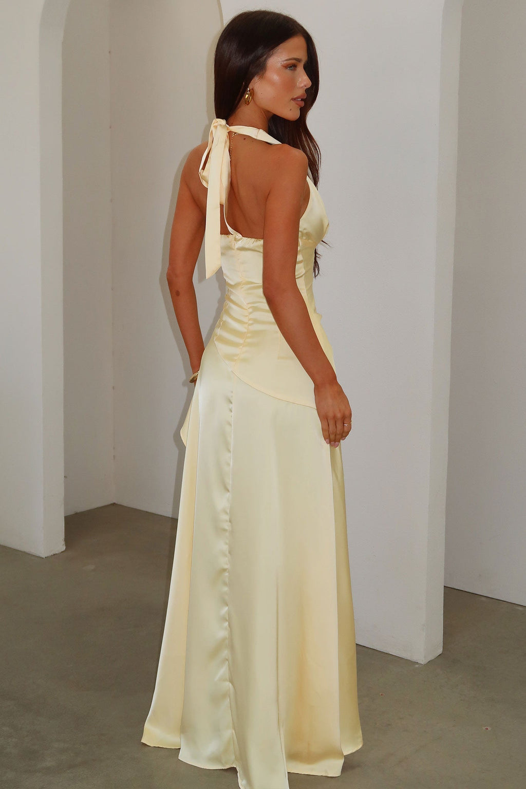 Sukienka Valentina Satin Maxi