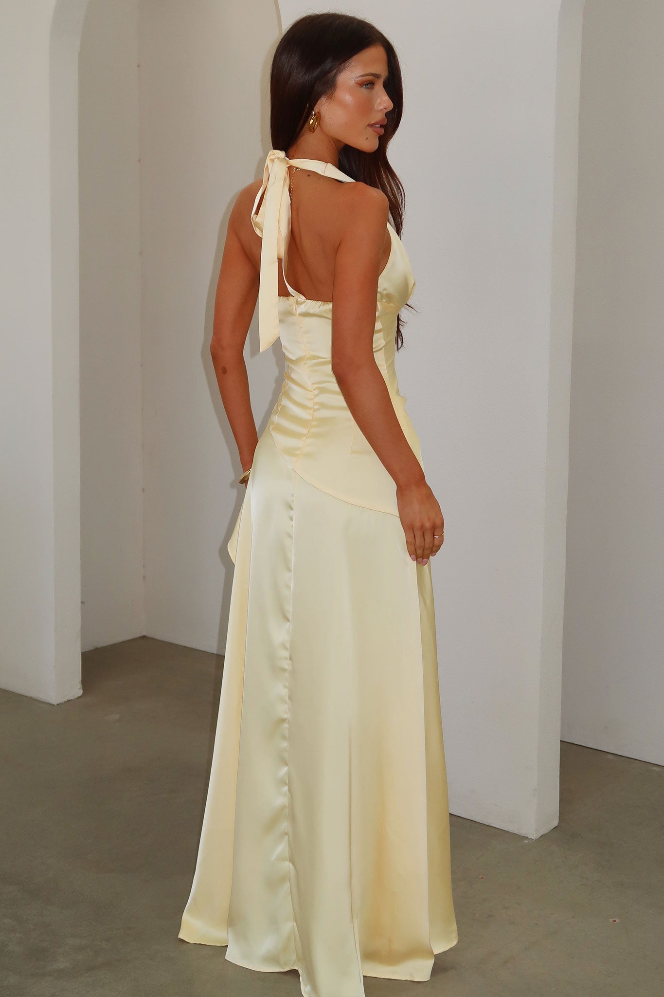 Sukienka Valentina Satin Maxi